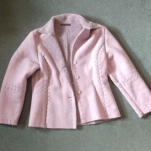 Pink Suede Jacket